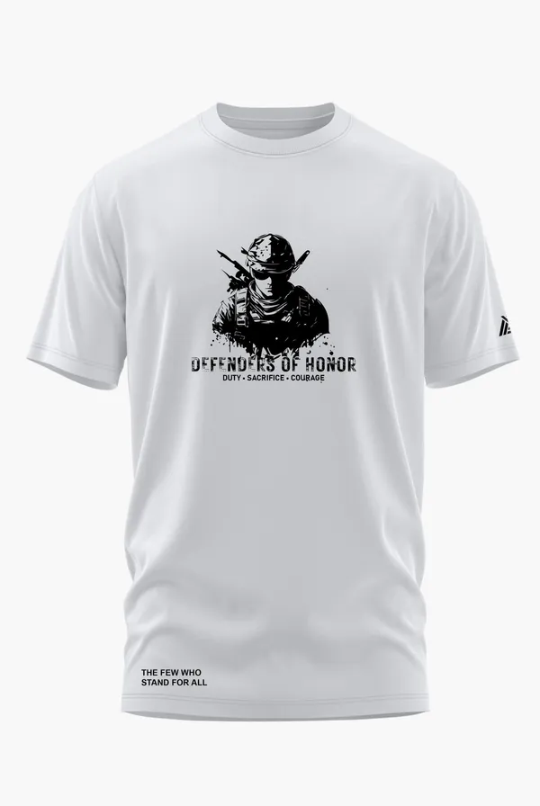 DEFENDERS_OF_HONOR_COTTON_T-SHIRT_-_White,_XL