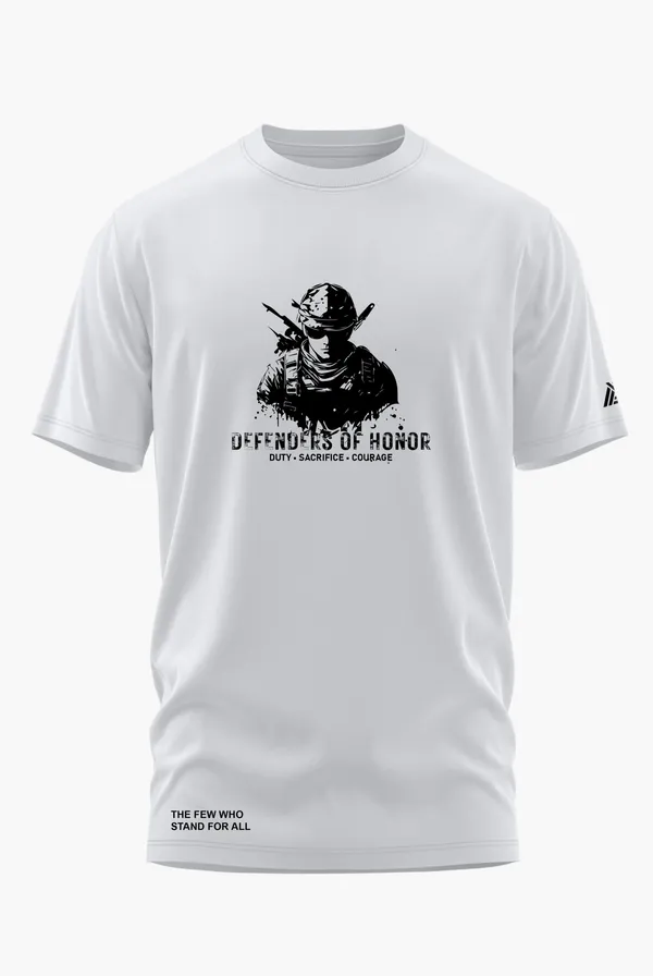 DEFENDERS_OF_HONOR_COTTON_T-SHIRT_-_White,_XL