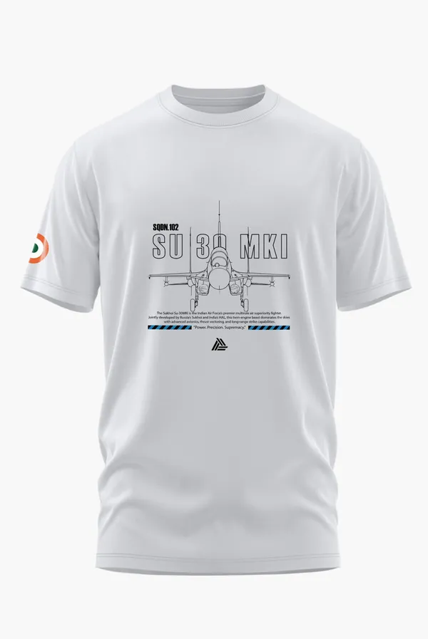 SU-30_MKI_STRIKE_FORCE_COTTON_T-SHIRT_-_White,_XL