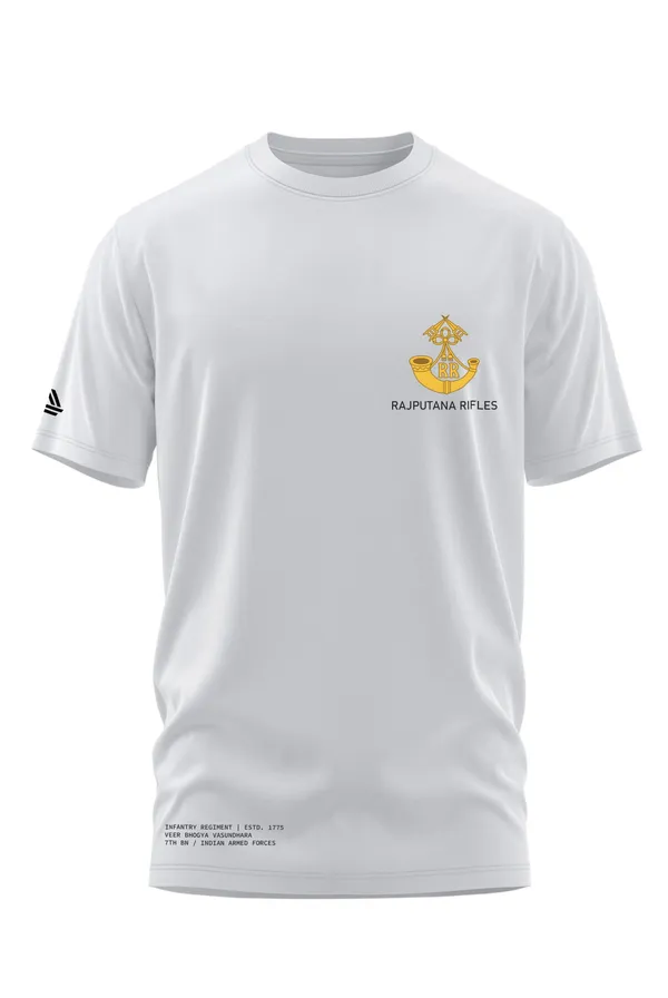 RAJPUTANA_INFANTRY_REGT._COTTON_TSHIRT_-_White,_XL