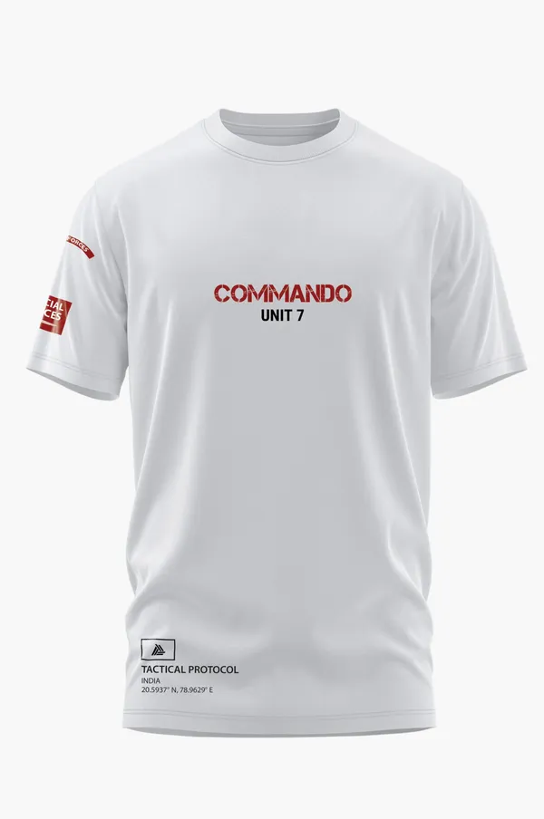 COMMANDO_UNIT_7_COTTON_T-SHIRT_-_White,_XL