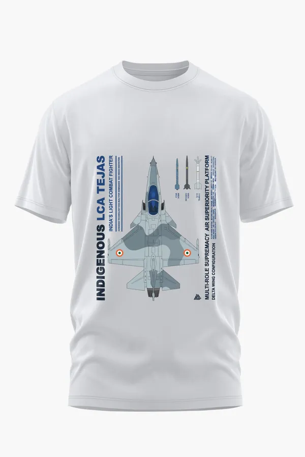 TEJAS_LIGHT_COMBAT_LEGEND_COTTON_T-SHIRT_-_White,_XL