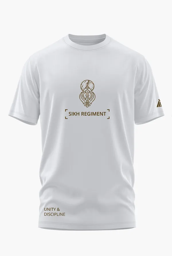 SIKH_REGIMENT_COTTON_T-SHIRT_-_White,_XL