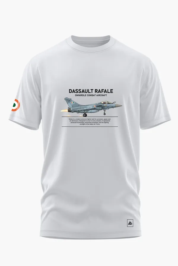 RAFALE_OMNIROLE_WARRIOR_COTTON_T-SHIRT_-_White,_XL