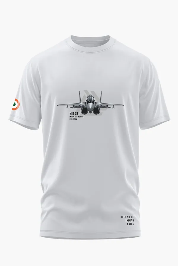 MIG_29_LEGEND_OF_INDIAN_SKIES_COTTON_T-SHIRT_-_White,_XL
