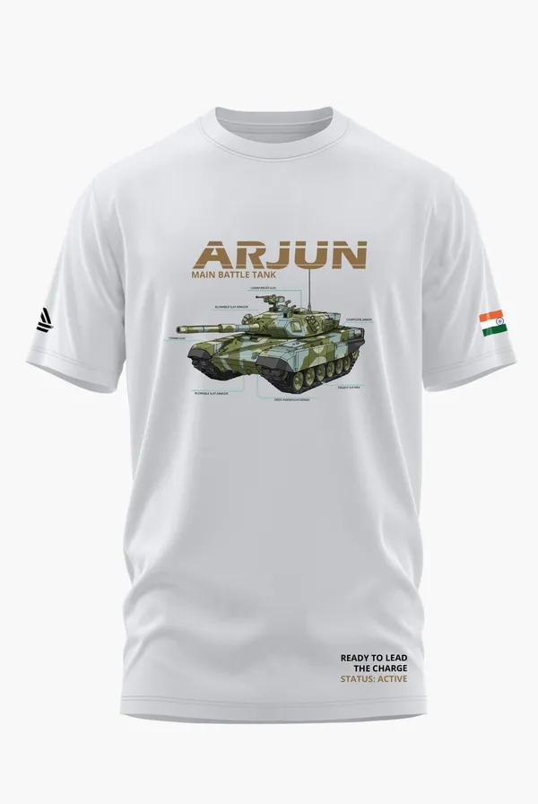 ARJUN_MAIN_BATTLE_TANK_COTTON_TSHIRT_-_White,_XL