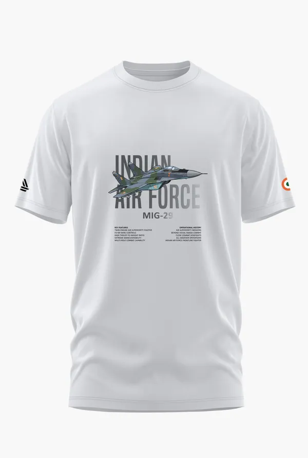 MIG-29_COMBAT_FORCE_COTTON_T-SHIRT_-_White,_XL