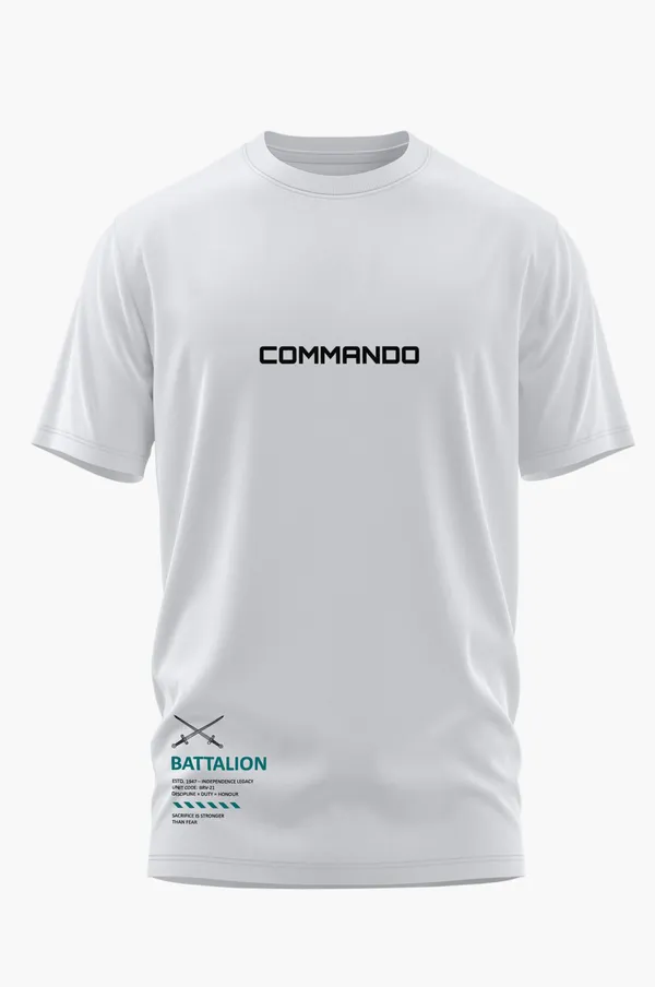 COMMANDO_BATTALION_STRIKE_COTTON_T-SHIRT_-_White,_XL