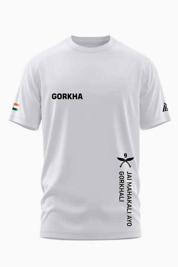 JAI_MAHAKALI_AYO_GORKHALI_COTTON_T-SHIRT_-_White,_XL