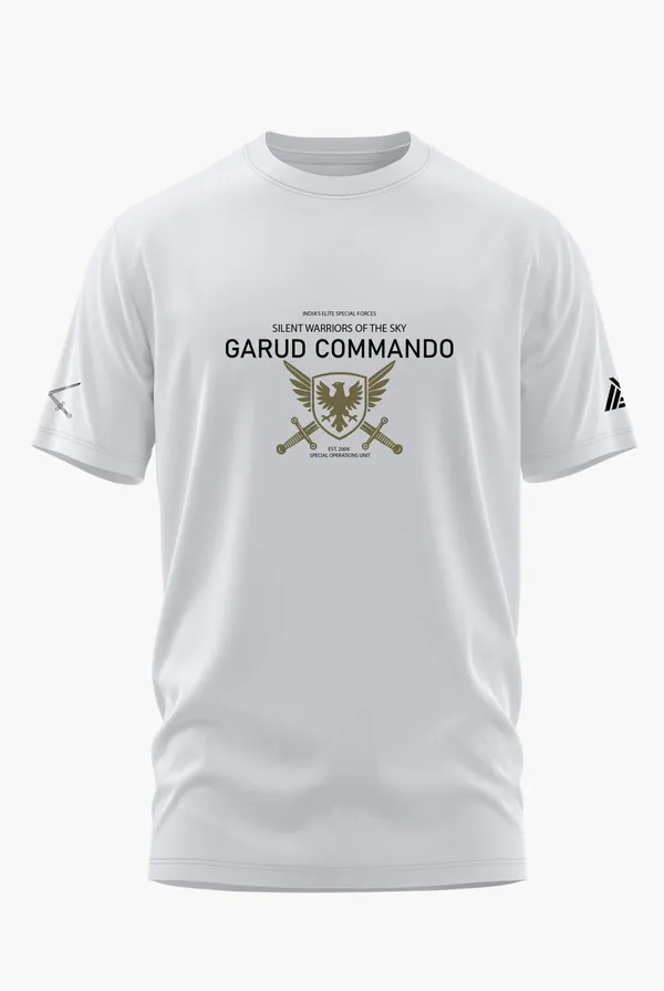 GARUD_COMMANDO_COTTON_T-SHIRT_-_White,_XL
