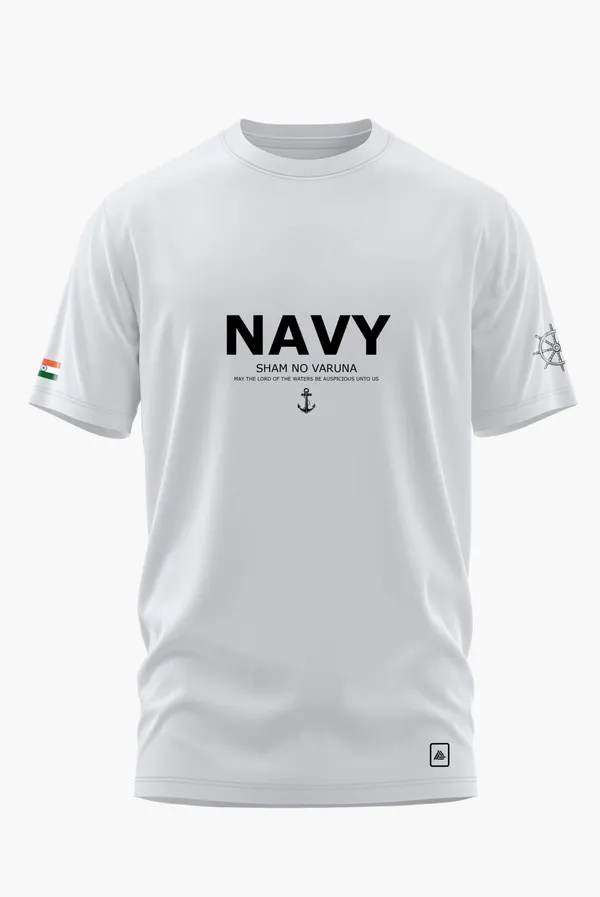 NAVY_PRIDE_SHAM_NO_VARUNA_COTTON_T-SHIRT_-_White,_XL