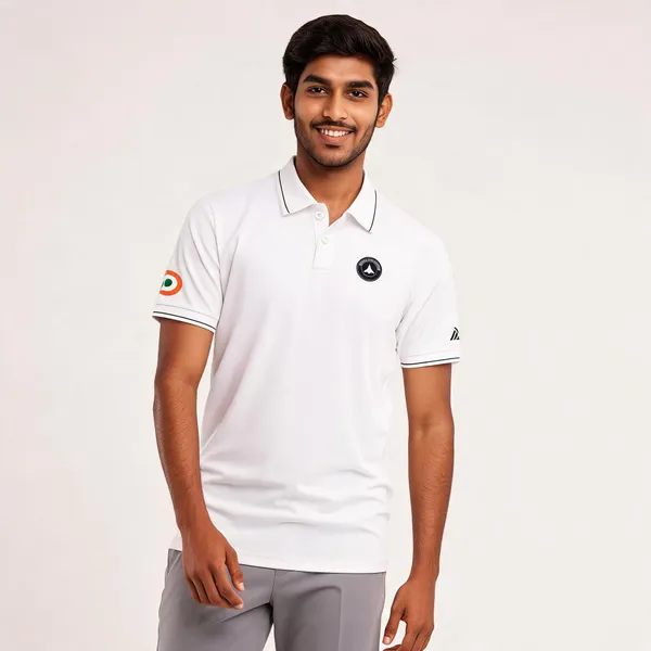 White_Cotton-Lycra_Regular_Fit_Iaf_Classic_Crest_Polo_T-Shirt_For_Men