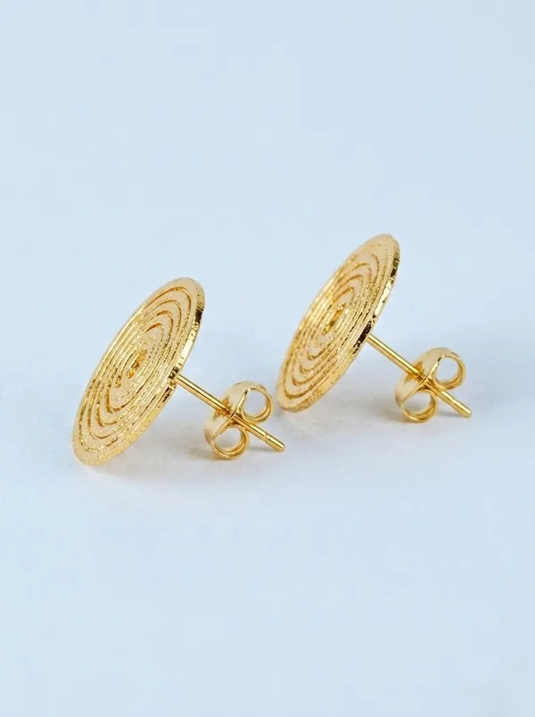 Gold_Brass_Stud_Earrings_For_Women
