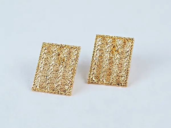 Gold_Brass_Stud_Earrings_For_Women