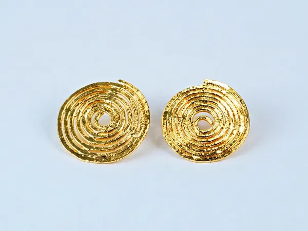 Gold_Brass_Stud_Earrings_For_Women
