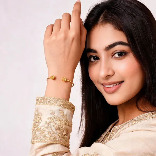 Gold_Brass_Cuff_Bracelet_For_Women