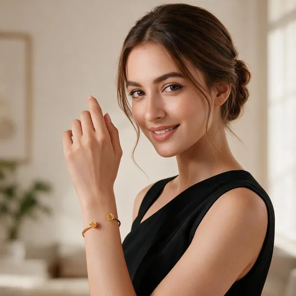 Gold_Brass_Cuff_Bracelet_For_Women