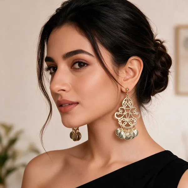 Gold_Brass_Drop_Earrings_For_Women