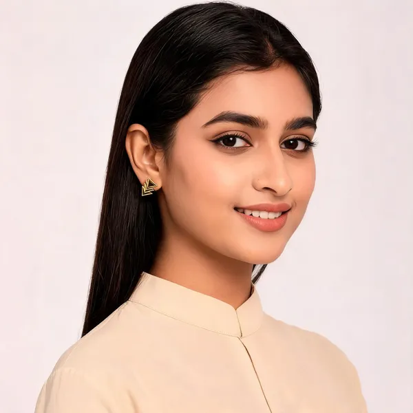 Gold_Brass_Stud_Earrings_For_Women