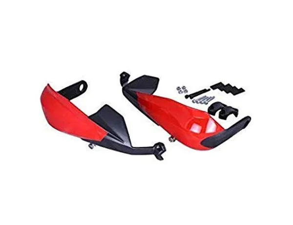 Grandbiker_Hand_Palm_Protector_Wind_Deflector_Lever_Protector/Carbon_Fibre_Unbreakable_Handguard_for_KTM_Duke_All_Models_Multi_Color_(Red)