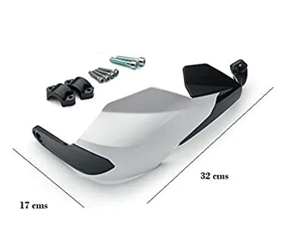 Grandbiker_Unbreakable_Wind_Deflector_for_KTM_Duke_(White)