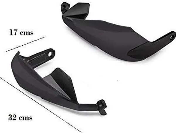 Grandbiker_NS200_Black_HANDGUARD/Wind_Deflector_for_Pulsar_NS200/AS_200_(Black)