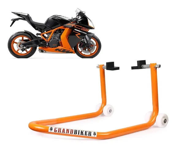 Grandbiker_Rear_Wheel_Paddock_Stand_Extra_Strong_with_Swing_Arm_Rest_for_KTM_RC_8_(Orange)