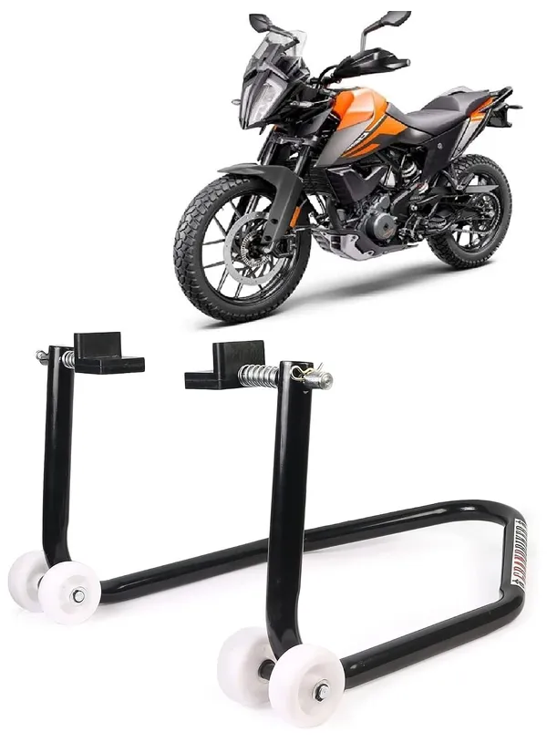 Grandbiker_Rear_Wheel_Paddock_Stand_Extra_Strong_with_Swing_Arm_Rest_for_KTM_Adventure_(Black)