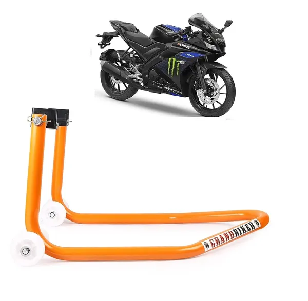 Grandbiker_Rear_Wheel_Paddock_Stand_Extra_Strong_with_Swing_Arm_Rest_for_R15_All_Versions_(Orange)