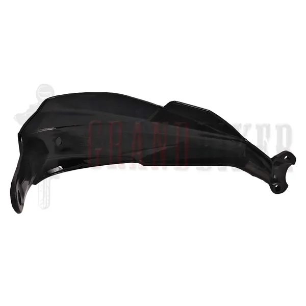Grandbiker_Plastic_Hand_Palm_Protector_Wind_Deflector_Lever_Protector/Unbreakable_Scratch-proof_Handguard_for_Yamaha_Fz_(Black)