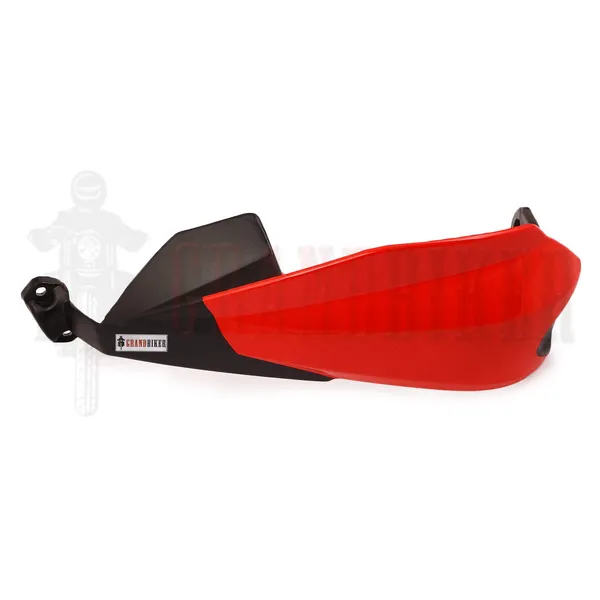 Grandbiker_Hand_Palm_Protector_Wind_Deflector_Lever_Protector/Unbreakable_Scratchproof_Handguard_for_KTM_Duke_(Red),_Pack_of_1