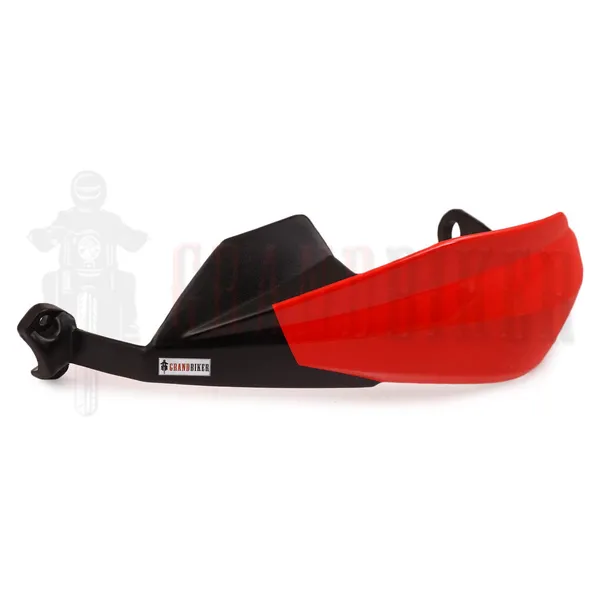 Grandbiker_Hand_Palm_Protector_Wind_Deflector_Lever_Protector/Unbreakable_Scratchproof_Handguard_for_KTM_Duke_(Red),_Pack_of_1
