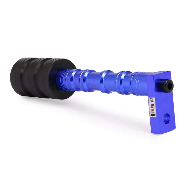 Grandbiker_2_pieces_Frame_Slider_Ball_Crash_Guard_for_KTM_DUKE200/390_Kawasaki_Ninja_and_R15_V3_TVS_Akula_Universal_for_All_Bike_(Blue)