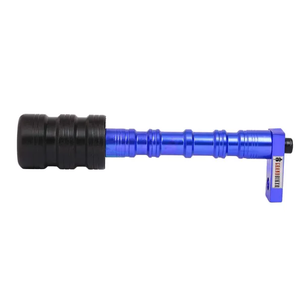 Grandbiker_2_pieces_Frame_Slider_Ball_Crash_Guard_for_KTM_DUKE200/390_Kawasaki_Ninja_and_R15_V3_TVS_Akula_Universal_for_All_Bike_(Blue)