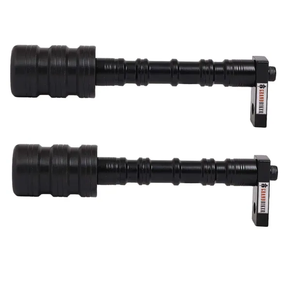 Grandbiker_2_pieces_Frame_Slider_Ball_Crash_Guard_for_KTM_DUKE200/390_Kawasaki_Ninja_and_R15_V3_TVS_Akula_Universal_for_All_Bike_(Black)