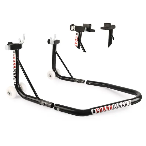 Grandbiker_Universal_Dismantlable_Rear_Paddock_Stand_for_Bike_with_Swingarm_Rest_and_Bobbin_Fork_(Black)