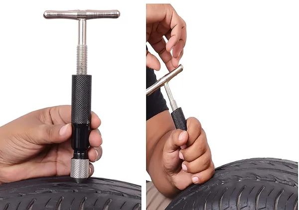 Grandbiker_&_Grandmilez_Tubeless_Tyre_Puncture_Repair_Kit_for_Cars_and_Motorcycle_with_Mushroom_Plugs_-_Portable_&_Easy_to_Carry_(12_Mushroom_Plugs)