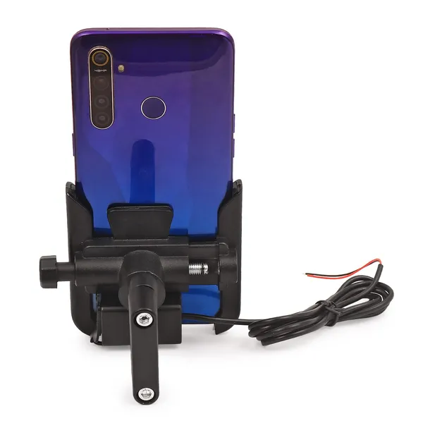 Grandbiker_Universal_Bike_Mount_Holder_Metal_Body_360_Degree_Rotating_Handlebar_Metal_Body_Cradle_Stand_for_Bicycle,_Motorcycle,_Scooty_Fits_All_Smartphones_(CNC_Metal_Holder_with_USB_Charger)