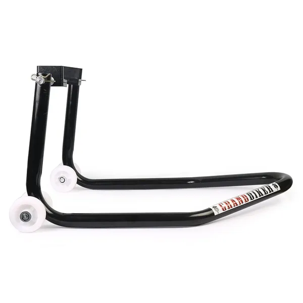 Grandbiker_Rear_Paddock_Stand_with_Swing_Arm_Rest_with_500_ML_Chain_Cleaner_Combo_(Black)_(Orange)
