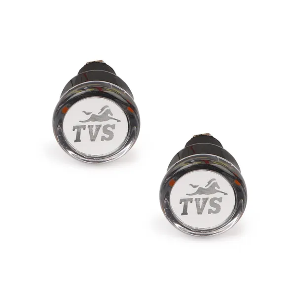 Grandbiker_Crystal_Handle_Bar_Light_Side_Weights_Handle_Grip_End_Indicator_Light_For_All_TVS_Bikes