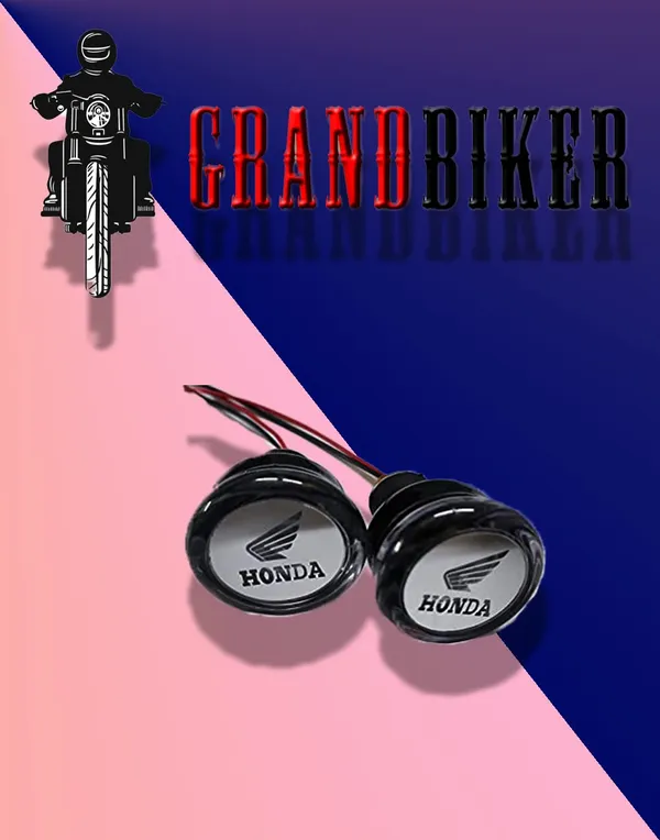 Grandbiker_LED_Crystal_Handlebar/Handle_Weight_Light_Indicators_For_Universal_Honda_(White_&_Yellow,_White_&_Blue)
