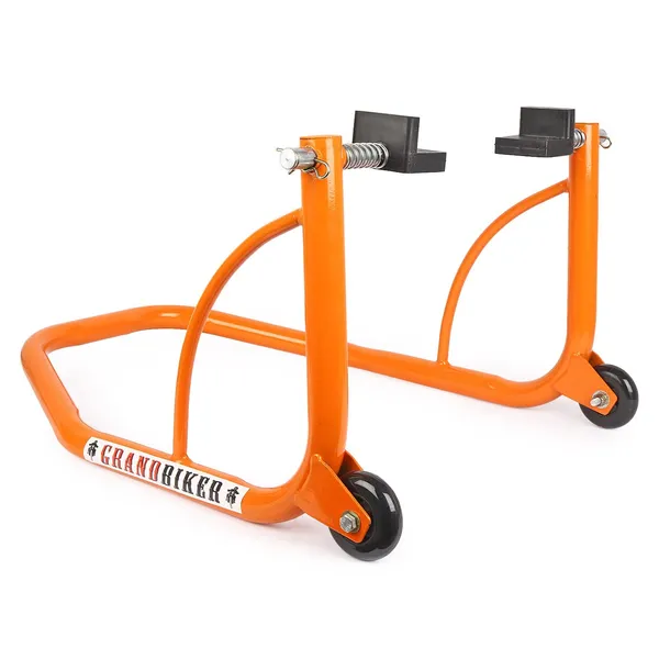 Grandbiker_Rear_Wheel_Paddock_Stand_Extra_Strong_with_Swing_Arm_Rest_for_Mahindra_Mojo_(Orange)