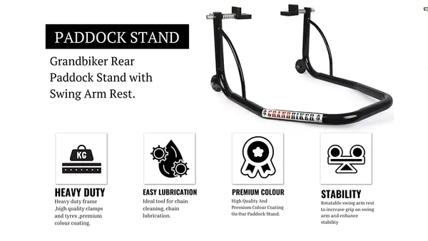 Grandbiker_Rear_Wheel_Paddock_Stand_Extra_Strong_with_Swing_Arm_Rest_for_KTM_RC_8_(Black)