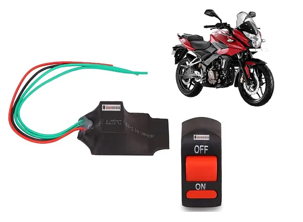 Grandbiker_Bike_Hazard_Flasher_18_Different_Patterns_Flasher_With_Switch_for_Bajaj_Pulsar_AS200