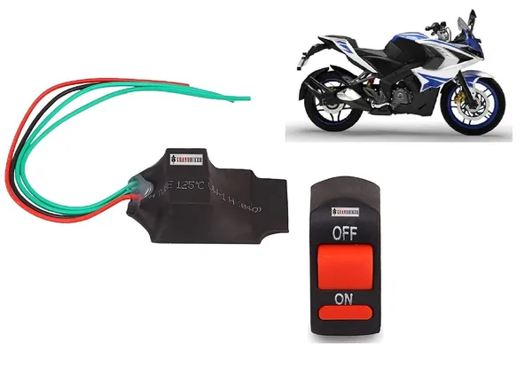 Grandbiker_Bike_Hazard_Flasher_18_Different_Patterns_Flasher_With_Switch_for_Bajaj_Pulsar_NS200