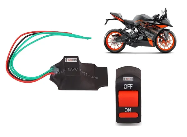 Grandbiker_Bike_Hazard_Flasher_18_Different_Patterns_Flasher_With_Switch_for_KTM_RC