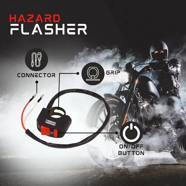 Grandbiker_Bike_Hazard_Flasher_18_Different_Patterns_Flasher_With_Switch_for_RE_standard_350