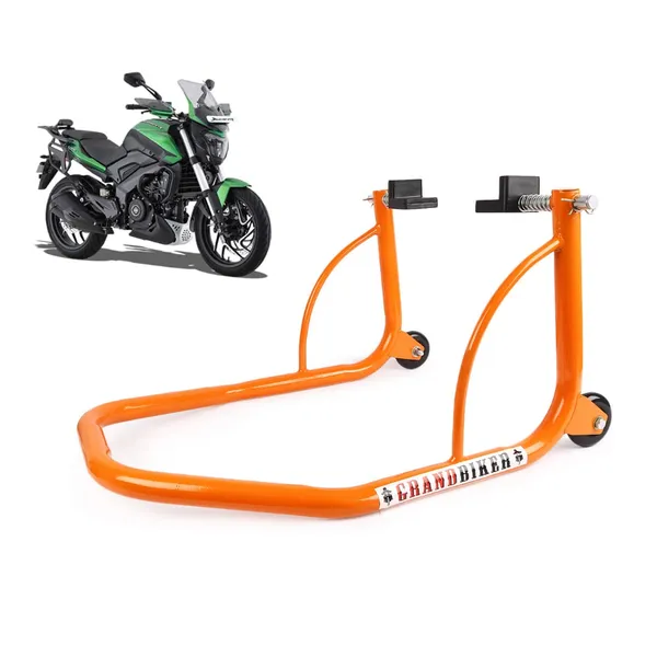 Grandbiker_Rear_Wheel_Paddock_Stand_Extra_Strong_with_Swing_Arm_Rest_for_Bajaj_Dominar_(Orange)