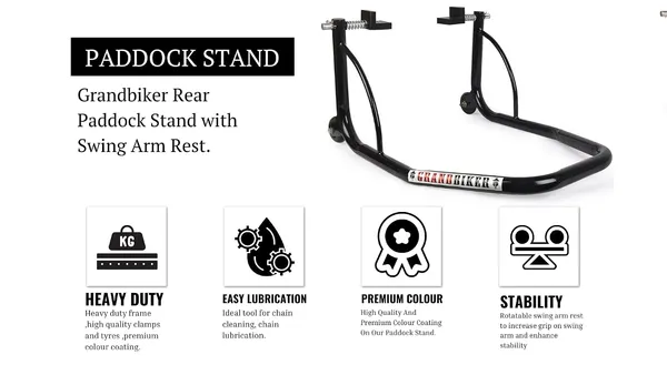 Grandbiker_Rear_Wheel_Paddock_Stand_Extra_Strong_with_Swing_Arm_Rest_for_R15_(Black)