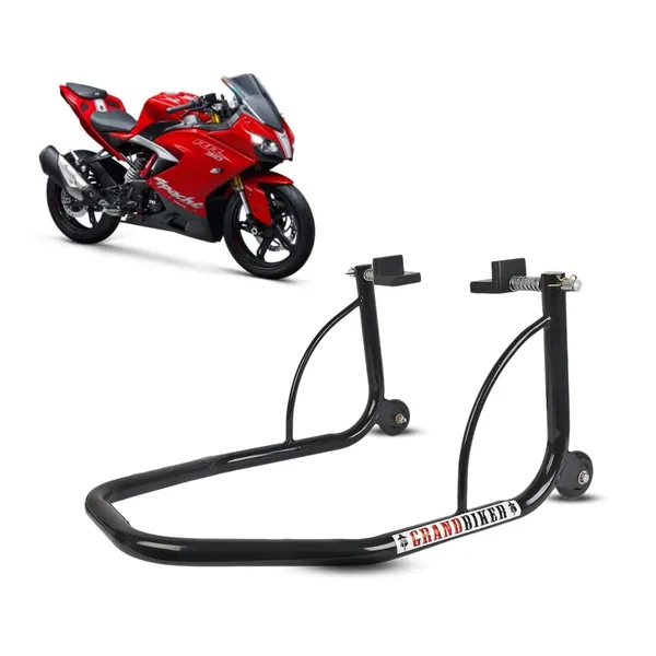 Grandbiker_Rear_Wheel_Paddock_Stand_Extra_Strong_with_Swing_Arm_Rest_for_TVS_Apache_(Black)